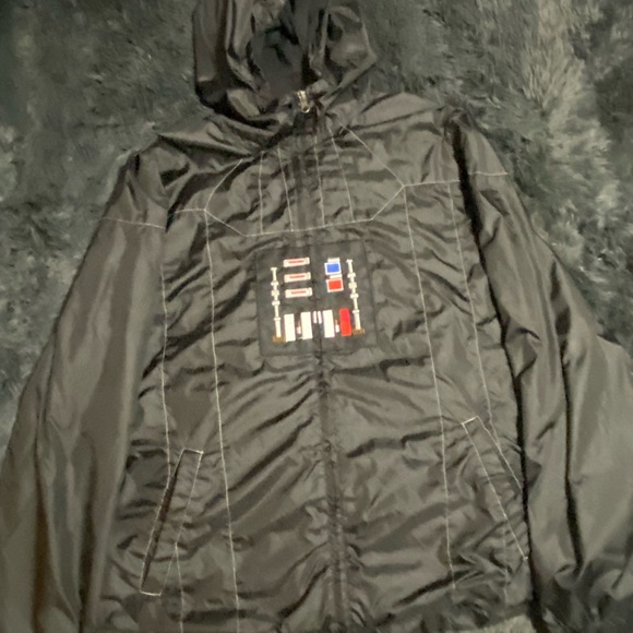 Thinkgeek 2XL Darth Vader Windbreaker - Picture 8 of 9